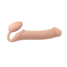 STRAP-ON STRAPLESS IN SILICONE COLOR CARNE - XL