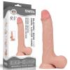 9.5'' Sliding Skin Dual Layer Dong - Whole Testicle - foto 1