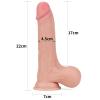 8.5'' Sliding Skin Dual Layer Dong - Whole Testicle - foto 2