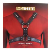 Love Hit by Virgite - Pettorale Bondage da Uomo Mod.5 - Nero