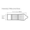 Pasante - Preservativi Ribs & Dots Intensity - Scatola da 12 Pezzi - foto 2