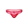 Crotchless Floral Lace String Red - foto 4