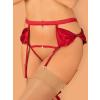 Rubinesa garter belt & crotchles thong  S/M - foto 4