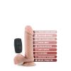 DR. SKIN SILICONE DR. DYLAN 7 INCH VIBRATING DILDO WITH REMOTE CONTROL VANILLA - foto 4
