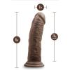 DR. SKIN SILICONE DR. SHEPHERD 8 INCH DILDO WITH SUCTION CUP CHOCOLATE - foto 3