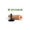 LOCK ON ARGONITE 8 INCH DILDO WITH SUCTION CUP ADAPTER MOCHA - foto 2