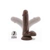 DR. SKIN SILICONE DR. DANIEL 6 INCH DILDO WITH SUCTION CUP CHOCOLATE - foto 2