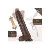 DR. SKIN SILICONE DR. MURPHY 8 INCH THRUSTING DILDO CHOCOLATE - foto 4