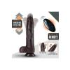 DR. SKIN SILICONE DR. MURPHY 8 INCH THRUSTING DILDO CHOCOLATE - foto 3