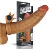 Add 1.5" Vibrating Silicone Extender Brown - foto 4