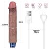 9" REAL SOFTEE Rechargeable Silicone Vibrating Dildo - foto 2