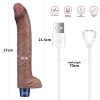 11" REAL SOFTEE Rechargeable Silicone Vibrating Dildo - foto 2