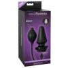 Inflatable Silicone Butt Plug Black - foto 1