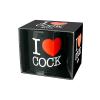 I Love Cock Mug Black - foto 1