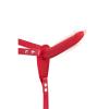 Fetish Tentation - Strap-On Harness Vibrante 15'5 cm - Rosso - foto 2