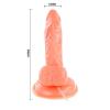 Dildo with multi speed vibration Flesh With Suction Base - foto 3