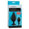 XL Silicone Inflatable Plug Black - foto 1