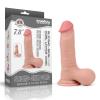 7.8'' Sliding Skin Dual Layer Dong - Whole Testicle - foto 1