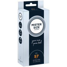 Mister Size - Preservativi Taglia 57 - 10 Pezzi