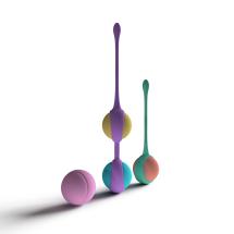 Party Color Toys - Kegel Ball in Silicone Boly - Multicolore
