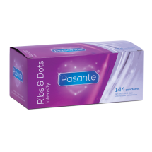 Pasante - Preservativi Ribs & Dots Intensity - Scatola da 144 Pezzi