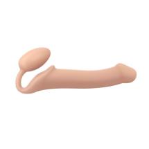 STRAP-ON STRAPLESS IN SILICONE COLOR CARNE - L