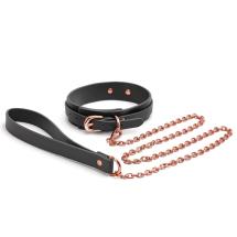 Bondage Couture - Collar and Leash - Black