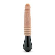 DR. SKIN SILICONE DR. KNIGHT THRUSTING GYRATING VIBRATING DILDO BEIGE