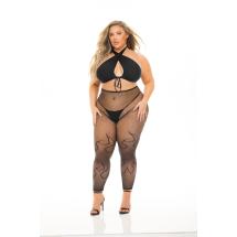 GIVES YOU HELL 3PC SET BLACK, PLUS SIZE