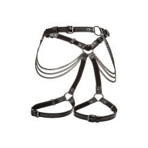 Chain Thigh Harness Black