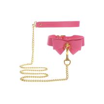 Collar and Leash Pink
