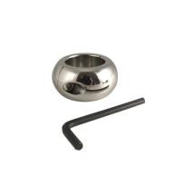 Rimba - Stainless steel ballstretcher in donut shape 3 cm. wide, 330 gram