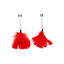 Rimba - Nipple clamps with feathers