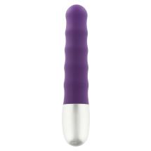 Discretion Ribbed Vibrator Purple