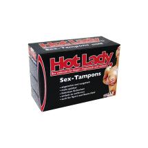 Hot Lady Sex Tampons, Box of 8 Natural
