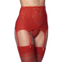 Rimba - Suspenderbelt with G-string and stockings