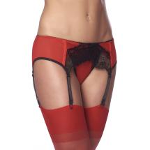 Rimba - Suspenderbelt with G-string and stockings