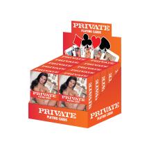 PRIVATE Playing Cards Disp 10p Multicolor