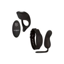 Silicone Remote Foreplay Set Black