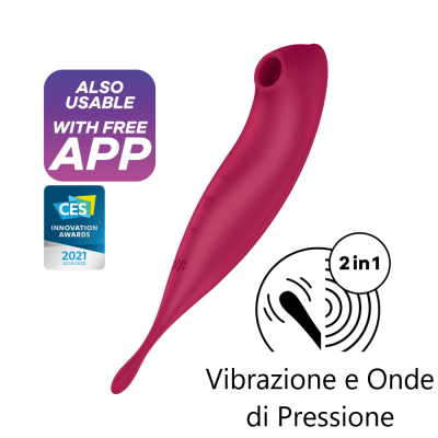 Satisfyer - Twirling Pro + App Controlled - Rosso