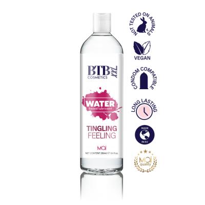 BTB Cosmetics - Lubrificante Base Acqua - Effetto Vibrante - 250 ml