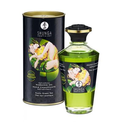 Shunga - Olio da Massaggio Organico - Te' Verde - 100 ml