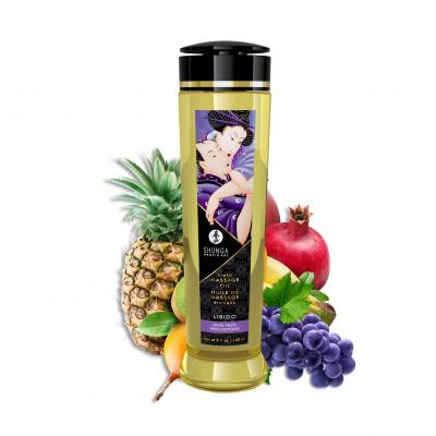 Shunga - Olio da Massaggio Libido - Frutta Esotica - 240 ml