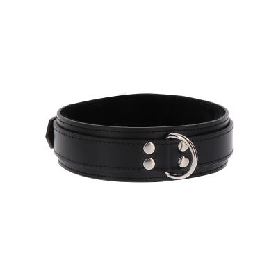 Heavy D-Ring Collar Black