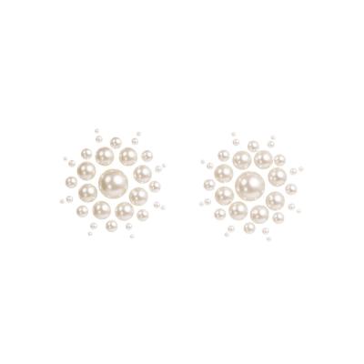 Isla nipple jewel stickers White