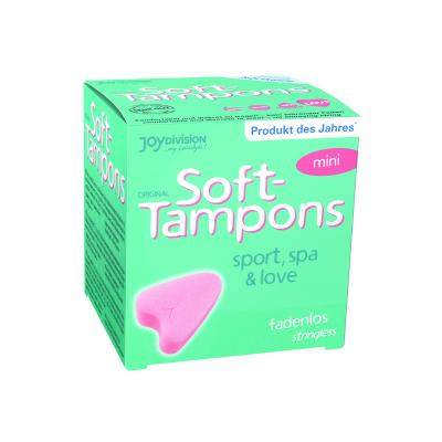 Soft Tampons Mini, Box of 3 Natural
