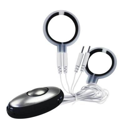 Multi-function electro, Sex kits, massager, with 2 penis enhancing rings, one CR2032 3V battery included