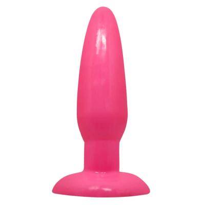 Anal Plug Stimulate Suck PVC Material Available color: Pink Purple Red
