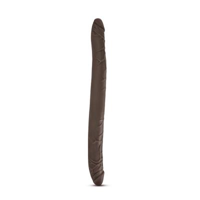 DR. SKIN 16INCH DOUBLE DILDO CHOCOLATE