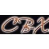 Logo con scritta 'CBX' in stile elegante su sfondo scuro.